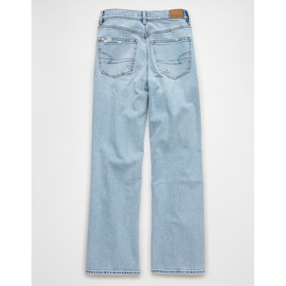 American Eagle Stovepipe‎ High Rise Strigid Jeans Skylight Size 00 Regular NWT